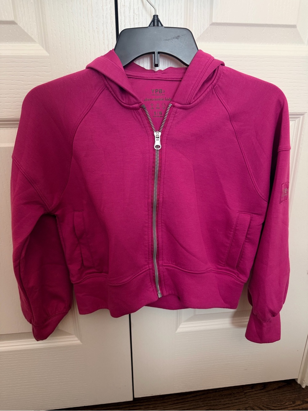 abercrombie kids Berry Pink Full-Zip Hoodie